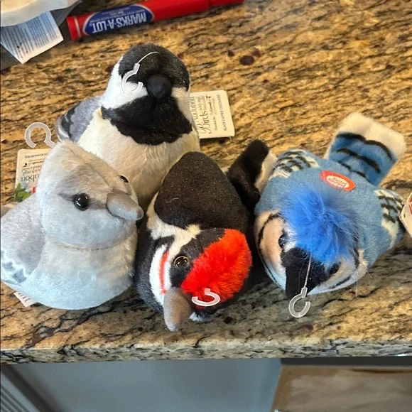 Vibrant Plush Bird Toys - Picture 2 of 10